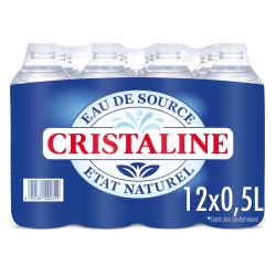 Eau Cristaline – Carton de 24 * 0.5 litre