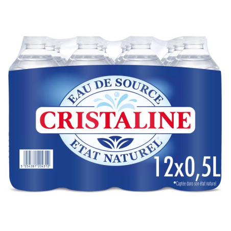 Eau Cristaline – Carton de 24 * 0.5 litre